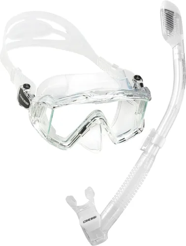 Miniatura 15 de Cressi Panoramic Wide View Mask & Dry Snorkel Kit for Snorkeling, Scuba Diving - Pano 3 & Supernova Dry: Designed in Italy