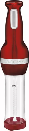 Cuisinart CCP-10MR Prensa eléctrica para galletas con 12 discos y 8 puntas de decoración, color rojo metálico