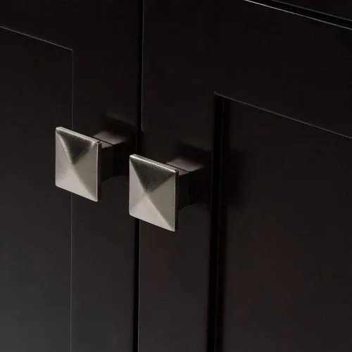 Miniatura 14 de ARIEL Cambridge - Mueble base de tocador de baño de 36 pulgadas, madera maciza, 2 puertas de cierre suave, 5 cajones de cola de milano