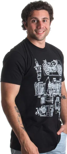 Miniatura 4 de M-72 Diagrama de soplado de motor de motocicleta, camiseta unisex