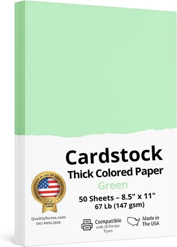 Miniatura 7 de Tarjeta de cubierta de 67/65 libras (176/6.70 oz/m²), 50 hojas por paquete, ideal para impresión, proyectos escolares, volantes, invitaciones, Uva