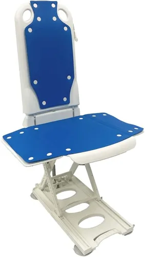 Miniatura 4 de Platinum Health Tranquilo Elevador eléctrico de baño prémium con asiento acolchado, respaldo y reclinable eléctrico, capacidad de elevación de 310