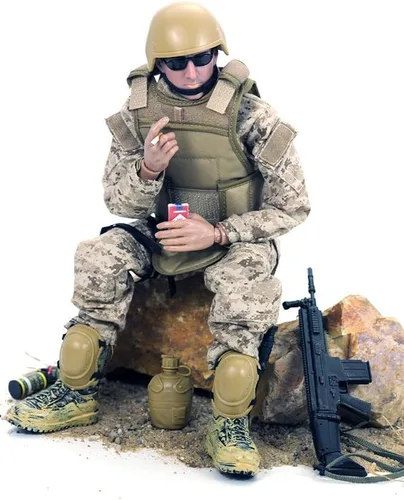 Miniatura 3 de BJPEY Figuras de acción de fuerzas especiales de soldados de 12 pulgadas, juguetes, escala 1:6 (Seal)