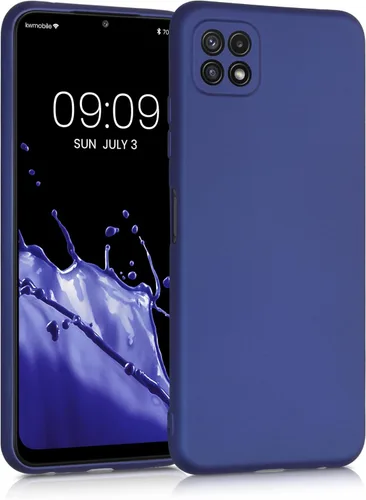 Miniatura 180 de kwmobile Funda compatible con Samsung Galaxy A23 4G / 5G - Funda de silicona TPU metálica suave y delgada - Rojo oscuro metálico