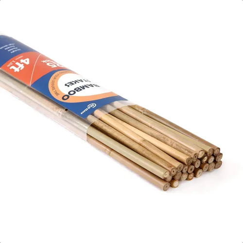 Miniatura 9 de COLOtime Estacas de bambú de 3 pies para plantas trepadoras de interior y exterior, palos de soporte para tomates, berenjenas, frijoles, paquete