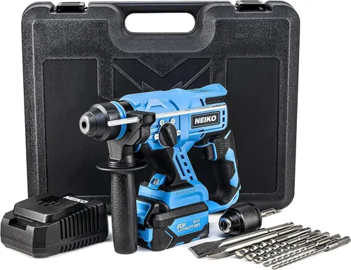 Miniatura 9 de Neiko 10878A Juego de Llaves de Impacto Eléctricas Inalámbricas de Alto Torque con Tracción de 1/2 Pulgada con Batería de Carga de Iones de Litio