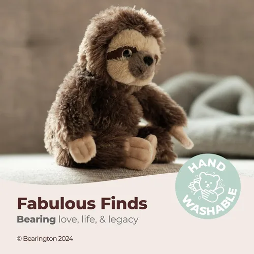 Miniatura 3 de Bearington Perezoso de Peluche Animal de Peluche Perezoso Juguete de Peluche Peluches de la Selva para Adolescentes, Niños, Chicos y Chicas