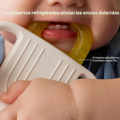 Miniatura 2 de Frida Baby Juguetes de Dentición de Silicona, Mordedor 4-en-1 para Bebés y Lactantes, Alivio para la Dentición de 0-18 Meses, Mordedor para Bebés No