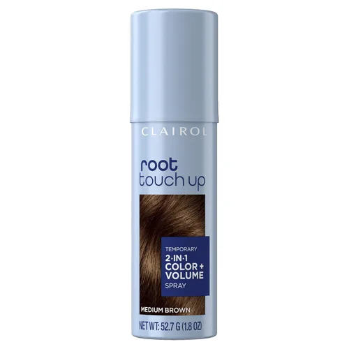 Miniatura 12 de Clairol Color de retoque de raíces + volumen 2 en 1 spray temporal, color de cabello negro, paquete de 2