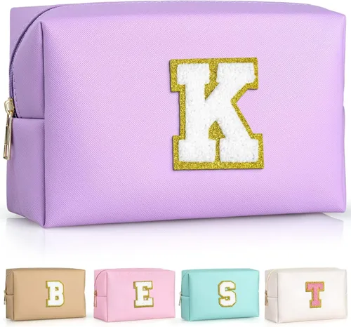 TOPEAST - Bolso de maquillaje para mujer, Púrpura, K