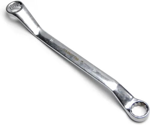 Miniatura 9 de Auniwaig Llave métrica de 0.748 in x 0.866 in de 12 puntos de compensación de doble caja cromada con bolsa rodante Cr-V 1 unidad