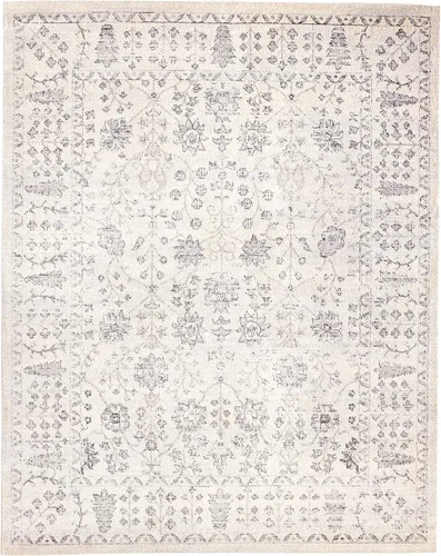 Miniatura 9 de nuLOOM Alfombra vintage tribal Bessie de 4 x 6, gris