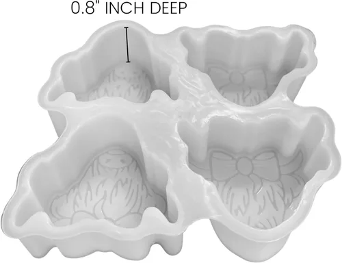 Miniatura 3 de Molde para bandeja de silicona Highland Cow Freshie Tamaño del clip de ventilación 4.5 pulgadas de ancho x 4 pulgadas de largo x 0.8 pulgadas
