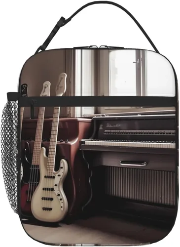 Miniatura 13 de Lonchera con aislamiento para mujer, bolsa de almuerzo con diseño de arco iris y orgullo gay para el trabajo, picnic, portátil