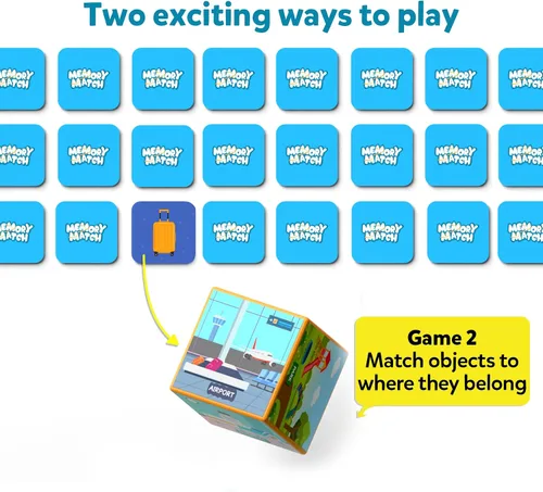 Miniatura 4 de Skillmatics Memory Match - Juego de mesa a juego de animales, divertido y rápido para niños, juego educativo preescolar para niños pequeños, niños