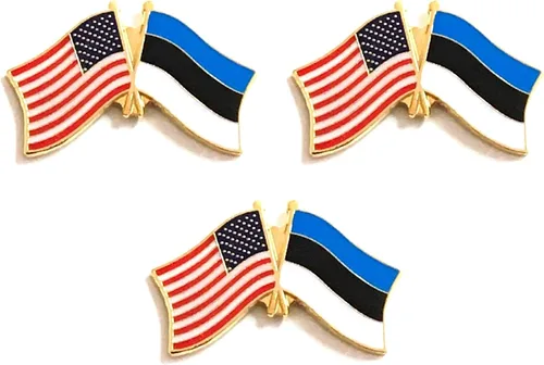 Miniatura 99 de 3 Pines de solapa con banderas de Estados Unidos y países internacionales, paquete de 3 pines dobles con diseño de banderas de Estados Unidos