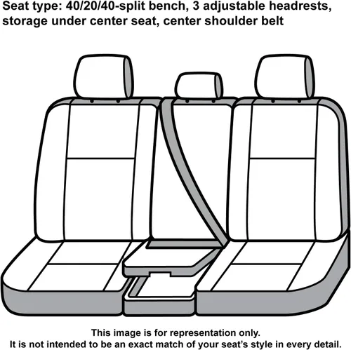 Miniatura 7 de Covercraft Carhartt SeatSaver - Fundas de asiento personalizadas Compatible con Ford F-150 2015-2018 1ª fila 40/20/40 asiento de banco, grava