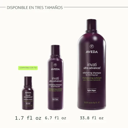 Miniatura 7 de Aveda Invati Ultra Advanced Exfoliating Shampoo Light & Rich Step 1 of 4 Reduces Hair Loss by 77% for Medium to Thick Thinning Hair Types