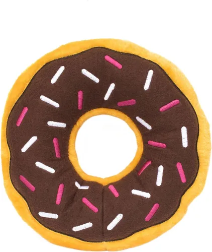 Miniatura 3 de ZippyPaws - Mini Donutz - Juguete de peluche chirriante sin relleno para perros - Arándano