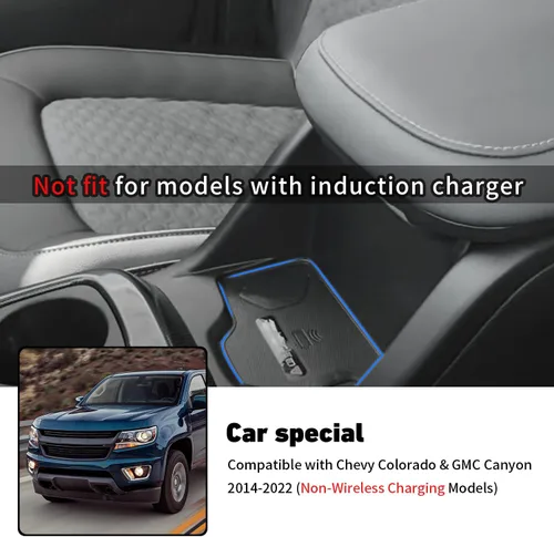 Miniatura 2 de Linskip Organizador de almacenamiento colgante de consola central compatible con Chevy Colorado y GMC Canyon 2015-2022
