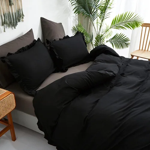 Miniatura 397 de CLOTHKNOW - Juego de edredón verde militar tamaño completo de 3 piezas, juego de ropa de cama verde oscuro, edredón suave con 2 fundas de almohada