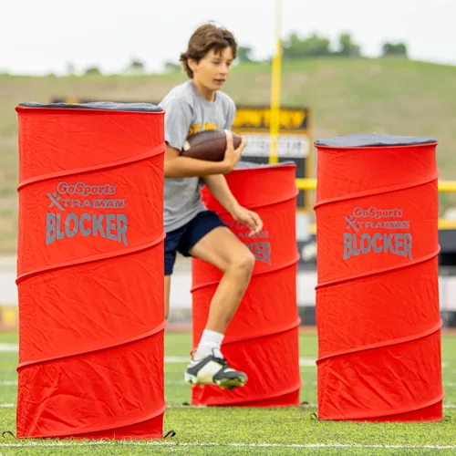 Miniatura 4 de GoSports XTRAMAN Blocker Pop-Up Defenders Paquete de 3 – Maniquí de bloqueo multideporte de gran tamaño – Equipo de entrenamiento para baloncesto