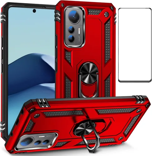 Miniatura 24 de Funda para Xiaomi redmi Note 12 Pro Plus 5G con protector de pantalla, soporte delgado protección militar a prueba de golpes Armor Defender Funda