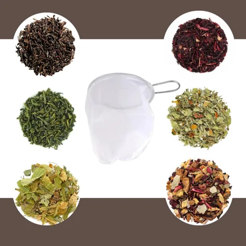 Miniatura 3 de Filtro de té paño reutilizable para té Café, té de hierbas filtro de té tailandés filtro para pico