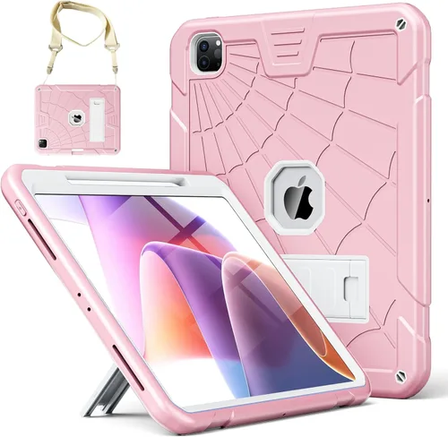 Miniatura 12 de TSQQST Funda para iPad Pro de 11 pulgadas Funda M4 5ª generación 2024, iPad Pro 11 Funda con soporte para lápiz + soporte, funda protectora