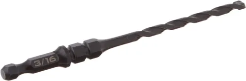 Miniatura 4 de IRWIN Tools 1870568 Impact Performance Series Instalación de tornillos para hormigón Broca de 3/16 pulgadas x 5 pulgadas para tornillos de 1/4
