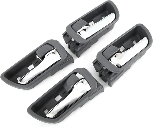 Pissente Juego de 4 manijas de puerta interiores 69206 a 33030 para 2002 a 2006, reemplazo del lado del conductor y del pasajero, material ABS