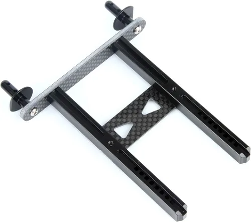 Miniatura 3 de LCX Racing 1/10th RC Crawler Car Aluminio y fibra de carbono Poste de montaje de cuerpo trasero para Traxxas TRX4, actualizaciones de piezas