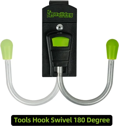 Miniatura 3 de KUNN Funda para herramientas eléctricas sin cable / Funda para taladro con gancho único con clip metálico para una fácil sujeción 3 ganchos