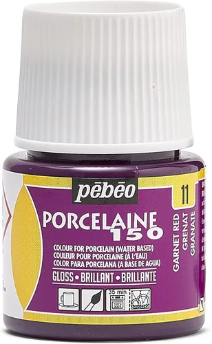 Miniatura 27 de Pebeo Porcelaine 150, Pintura China, Botella 1.5 fl oz - Blanco Perla