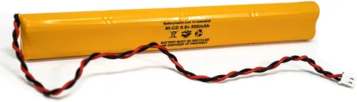 Miniatura 7 de (5 unidades) BAT9.6V700 9.6v 900mAh Señal de salida Luz de emergencia ELBB003 ELB-B003 NiCad Batería Reemplazo ELB-B004 ELBB004 OSA228 CUSTOM-306-U