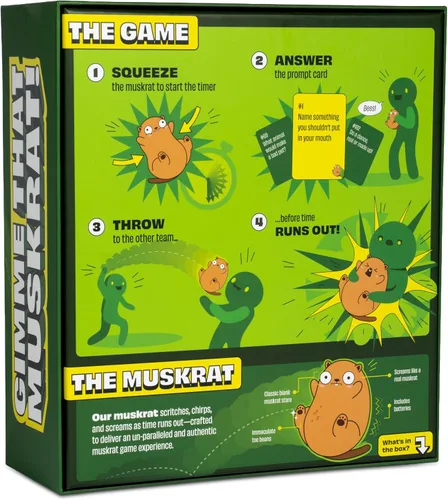 Miniatura 2 de DSS Games Dame esa rata almizclera: un juego de fiesta de lanzamiento de roedores
