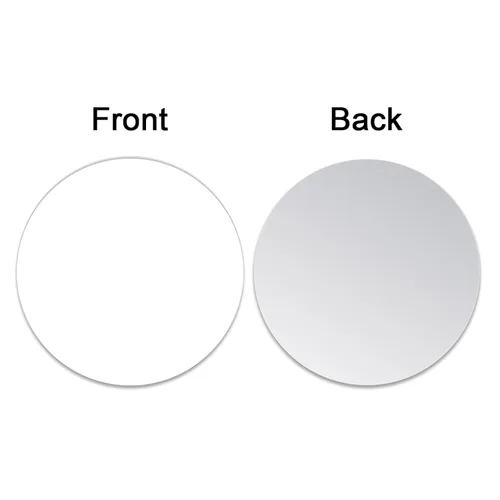 Miniatura 2 de Muka 100 piezas de láminas redondas de aluminio en blanco para sublimación de 2.5 pulgadas, tablero de aluminio de transferencia de calor