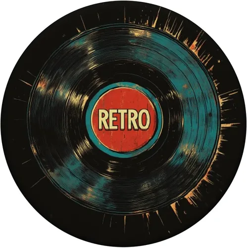 Miniatura 3 de Red Vinyl Record Player Vinyl Collector Retro Music Lover PopSockets Adhesive PopGrip