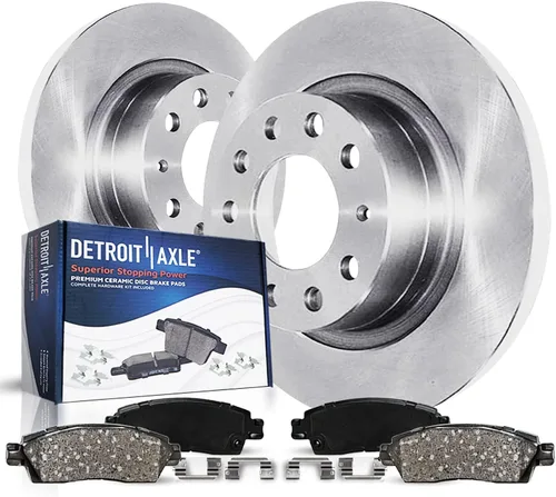 Miniatura 19 de Detroit Axle - Kit de Frenos Traseros para Nissan Altima Maxima Juke Sentra Rotores de Freno de Disco y Pastillas de Frenos Cerámicos Reemplazo