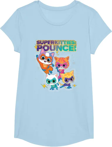 Miniatura 17 de Disney Junior SuperKitties Pounce! Camiseta de equipo completo, talla S