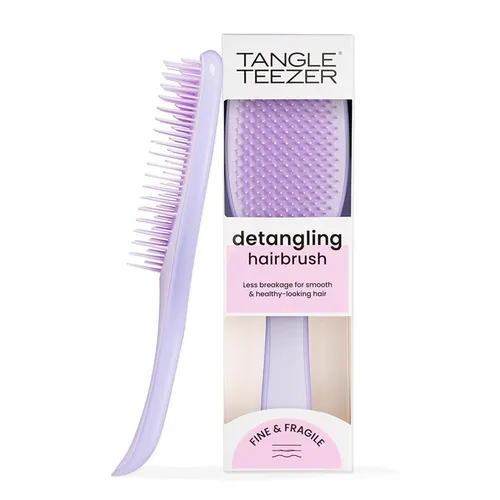 Tangle Teezer Cepillo desenredante fino y frágil para cabello teñido, fino y fino, dientes flexibles suaves de dos niveles que reducen la rotura y