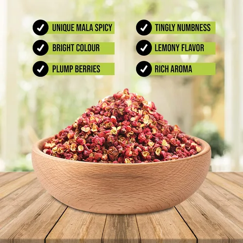 Miniatura 4 de NPG Granos de pimienta roja Szechuan prémium de 16 onzas, granos de pimienta entera de Sichuan, una especia que adormece la boca, pimientos rojos