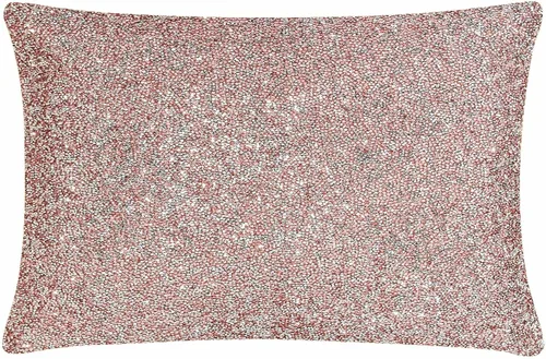 Miniatura 8 de Almohada luminosa, diamantes de imitación brillantes, terciopelo suave, inserto de fibra hipoalergénica, funda lavable, acento de decoración