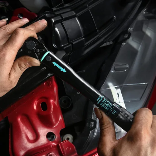 Miniatura 3 de EPAuto Llave de torsión de clic de 1/4 de pulgada, Negra, 20-200 pulgadas-libras