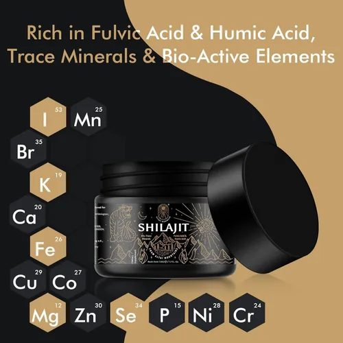 Miniatura 5 de ALTAY MUMMIYO Resina de Shilajit con Ácido Fúlvico y Minerales Traza, Shilajit Siberiano Original Puro con Suplemento de Ácido Húmico 85+