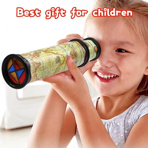 Miniatura 5 de Anyumocz 2 piezas de caleidoscopio mágico, caleidoscopio del viejo mundo, juguete clásico elástico largo para regalos de niños y niñas, juguetes