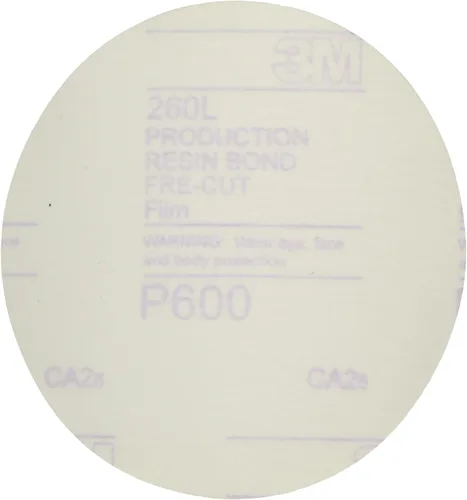 Miniatura 11 de 3M 17 Hookit - Disco de película para acabado, antipolvo, 6 pulgadas, P8., P600, 3