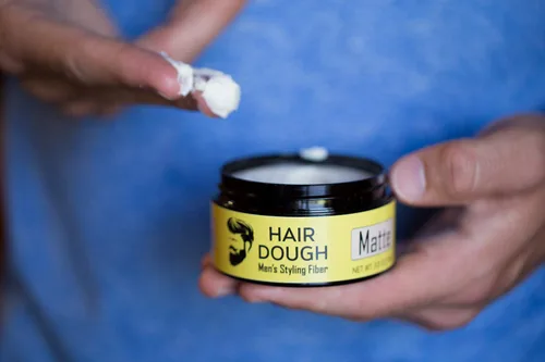 Miniatura 3 de Hair Dough Arcilla moldeadora para peinar para hombres, cera de acabado mate para peinar el cabello, pasta de cera de fijación fuerte sin brillo