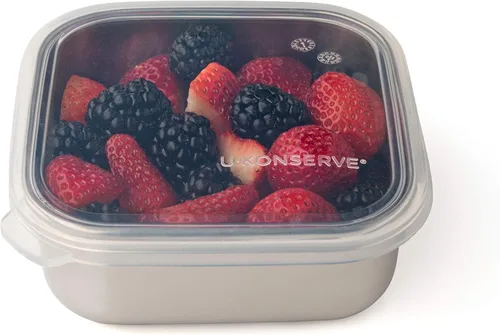 Miniatura 15 de U Konserve Contenedor de Caja Bento de Acero Inoxidable para Almacenamiento de Alimentos, Tapa de Silicona a Prueba de Fugas Apta para Lavavajillas